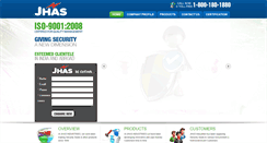 Desktop Screenshot of jhas.in